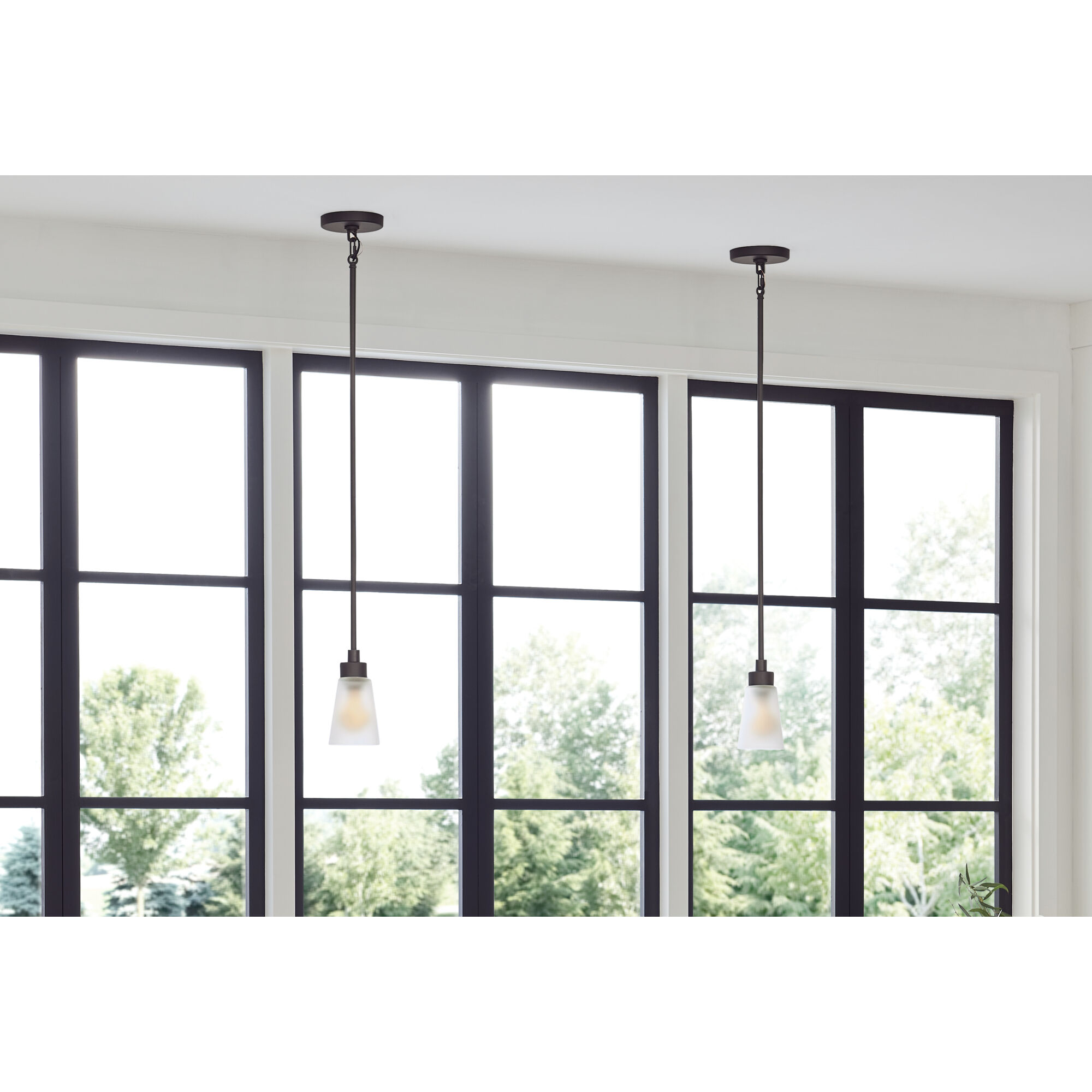 Erma 1 Light Olde Bronze Mini Pendant Ceiling Light