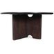 Bollack 60 X 30 inch Brown and Black Tray Dining Table