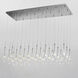 Larmes LED LED 51.5 inch Polished Chrome Linear Pendant Ceiling Light
