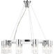 Midtown 10 Light 30 inch Polished Chrome Chandelier Ceiling Light