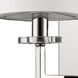 Kara 1 Light 5 inch Polished Nickel Sconce Wall Light