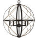Brandywine 5 Light 22 inch Antique Bronze Pendant Ceiling Light