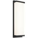 Luce LED 7 inch Matte Black Wall Sconce Wall Light