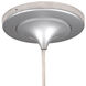 Ciro 1 Light 3.6 inch Matte Chrome Pendant Ceiling Light