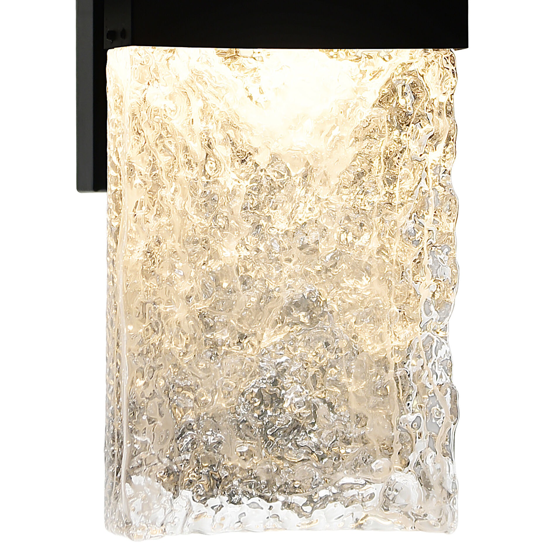 Lava LED 6 inch Black Wall Light