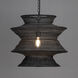 Krabi 1 Light 22 inch Black Single Pendant Ceiling Light