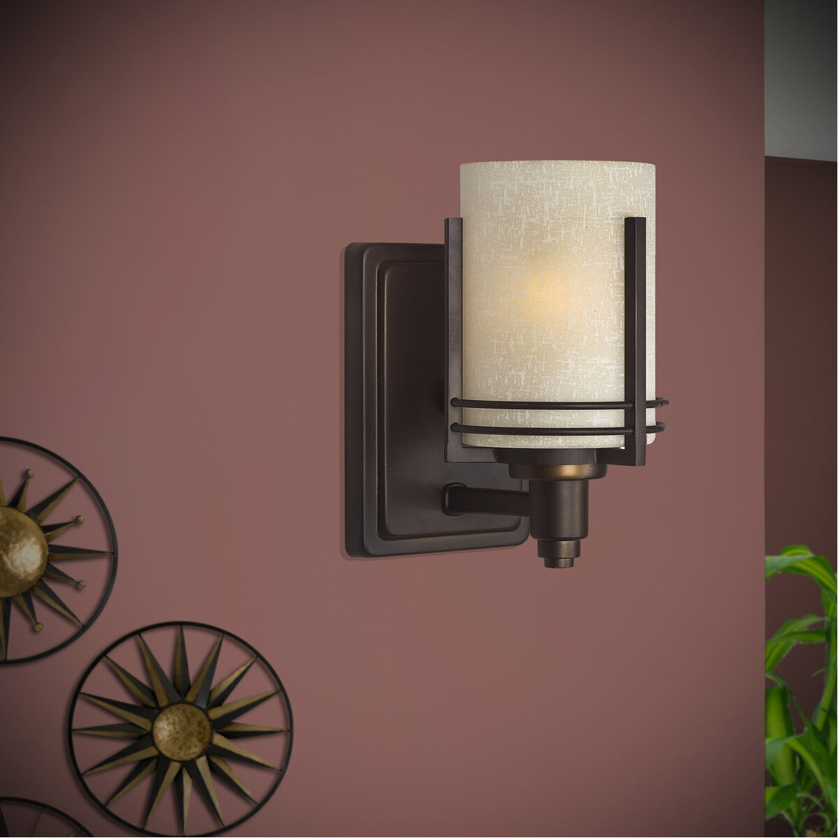 Signature 1 Light 5 inch Antique Bronze Wall Sconce Wall Light