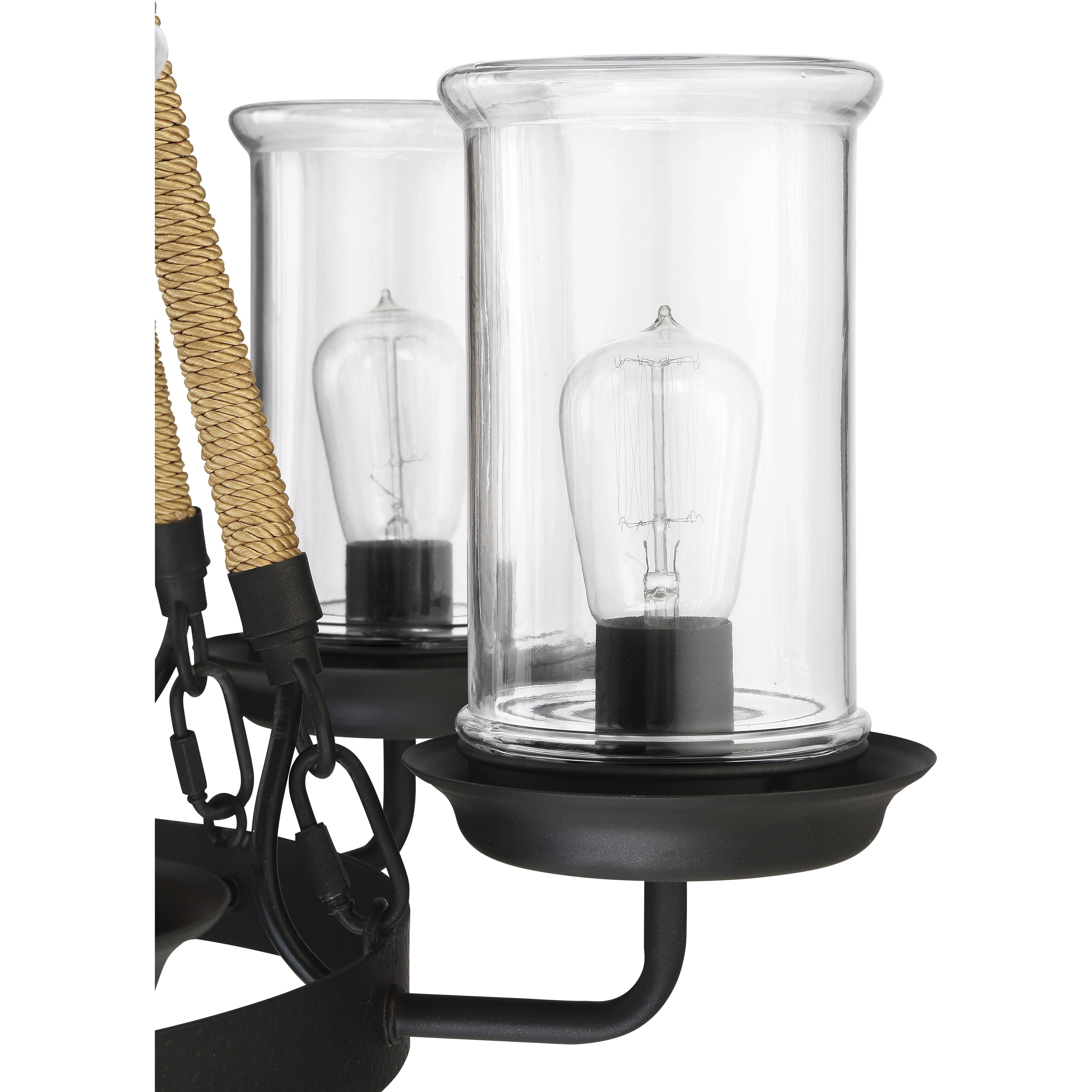 Homestead 6 Light 27 inch Espresso Outdoor Chandelier