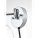 Caspian 1 Light 6 inch Chrome Plug In Wall Sconce Wall Light