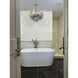 Addis 9 Light 22 inch Aged Brass Chandelier Ceiling Light in Tronchi Glass Smoke
