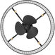Finnigan 12 inch Matte Black Fan