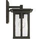 Barrett 1 Light 12 inch Oiled Bronze Outdoor Wall Lantern