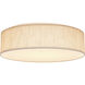 Brentwood LED 15 inch Beige Fabric Flush Mount Ceiling Light