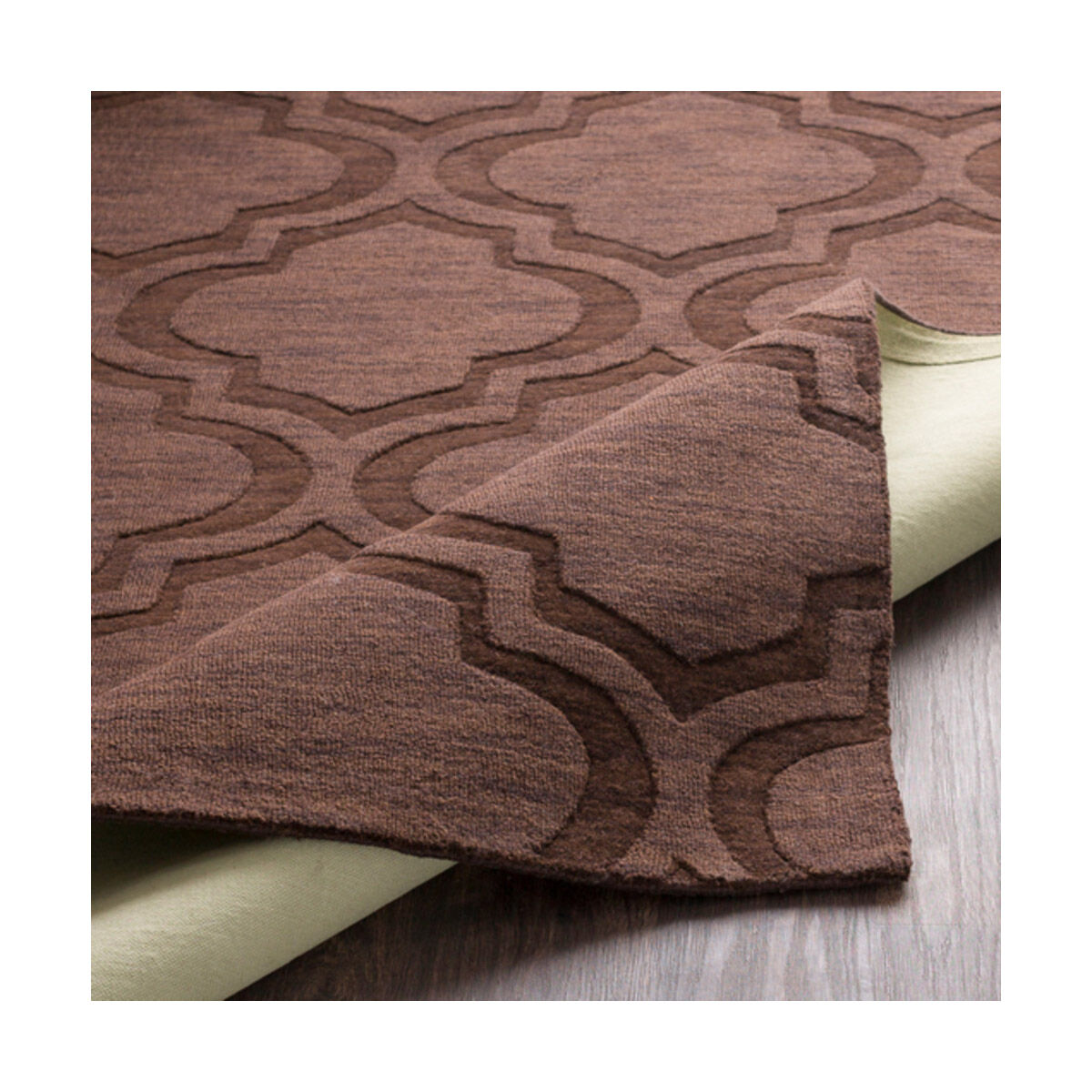 Central Park 93 X 93 inch Dark Brown Indoor Area Rug, Round