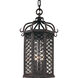 Los Olivos 3 Light 11.75 inch Textured Iron Outdoor Lantern