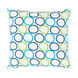 Miranda 18 X 18 inch Bright Blue and Grass Green Throw Pillow