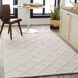 Napels 120 X 96 inch White Rug in 8 x 10, Rectangle