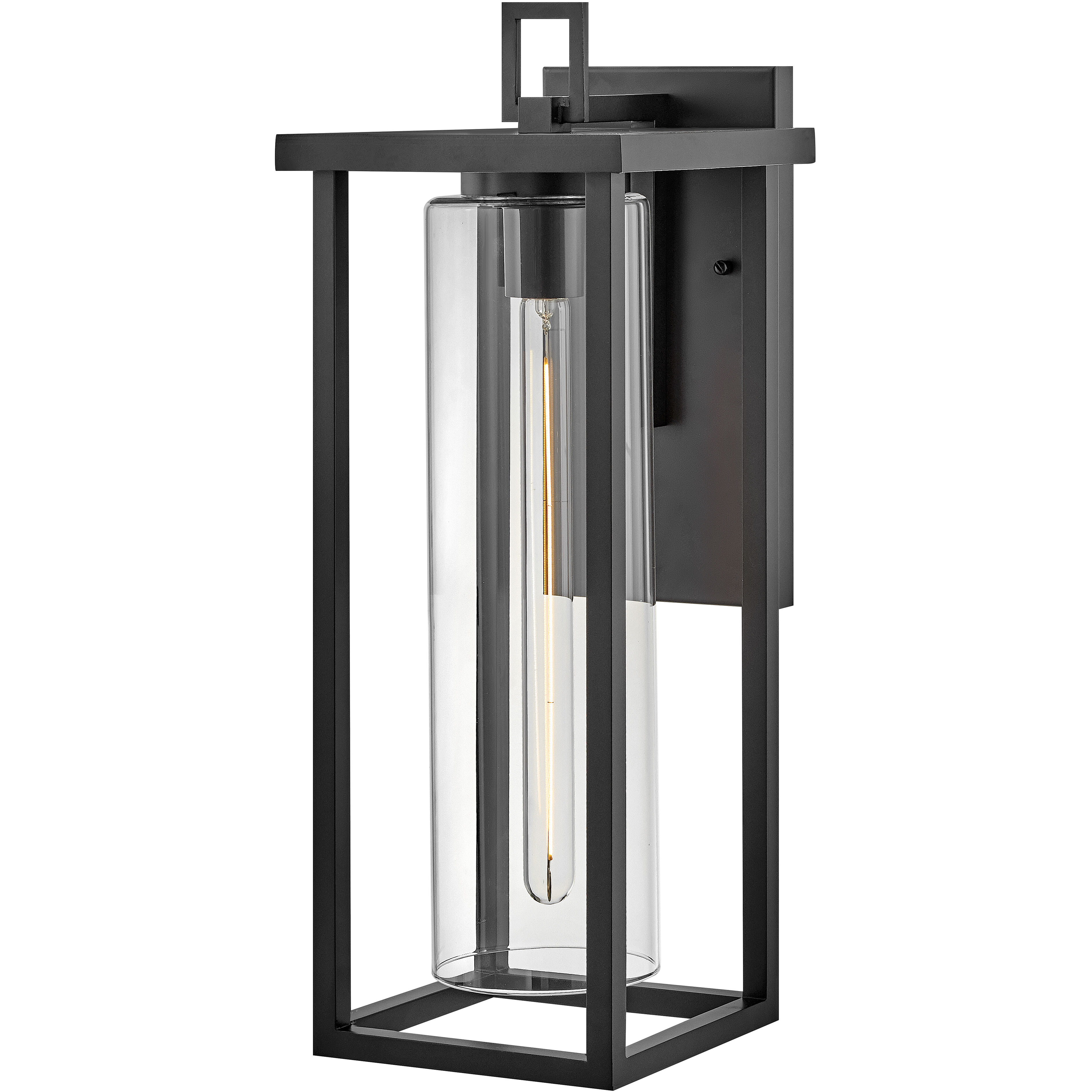 Mateo 1 Light 24 inch Black Outdoor Wall Mount