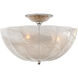 AERIN Rosehill 3 Light 16 inch Polished Nickel Semi-Flush Mount Ceiling Light