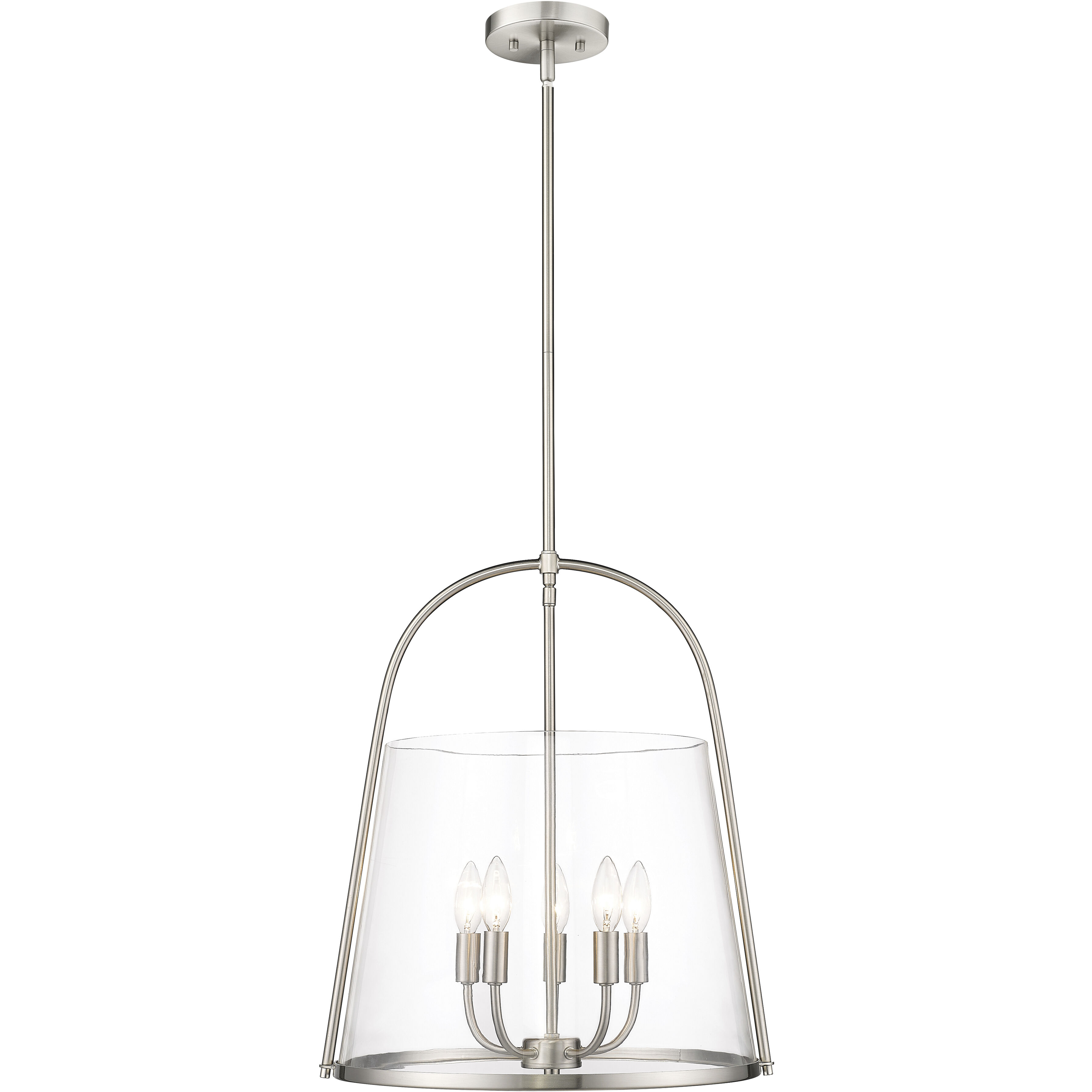 Archis 5 Light 18 inch Brushed Nickel Pendant Ceiling Light