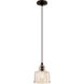 Art Glass 1 Light 7 inch English Bronze Mini Pendant Ceiling Light