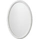 Ovation 36 X 24 inch Textured White Resin Wall Mirror