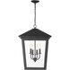Noble Hill 4 Light 19 inch Sand Coal Outdoor Chain Hung, Great Outdoors
