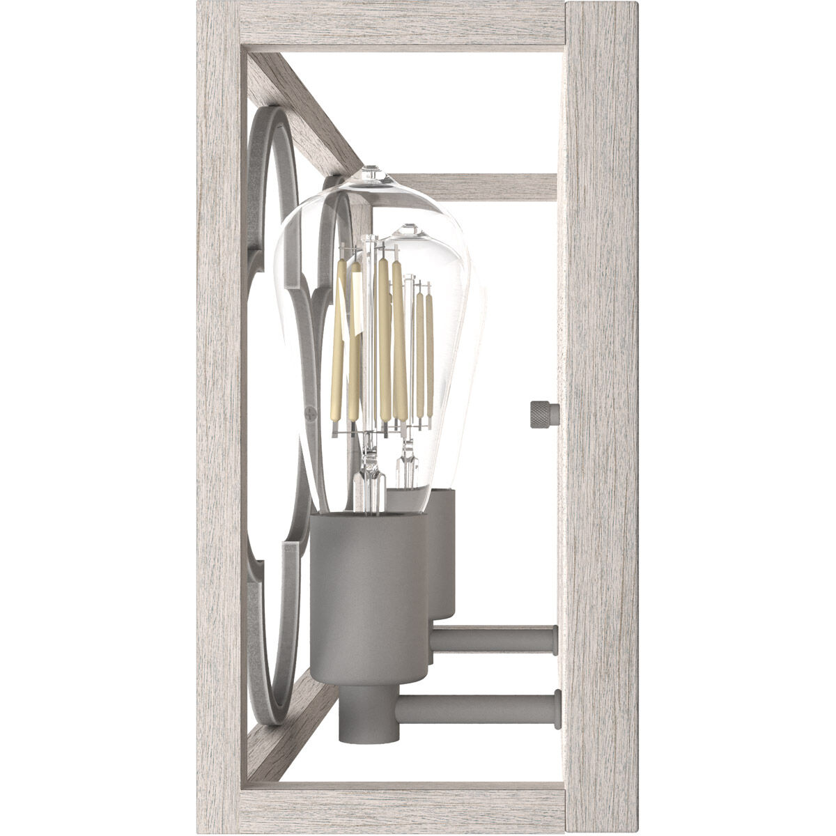 Gablecrest 2 Light 17 inch Distressed White and Painted Concrete Vanity Light Wall Light