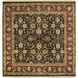 Taj Mahal 96 X 96 inch Black, Dark Brown, Camel, Tan, Khaki, Navy, Olive Rug