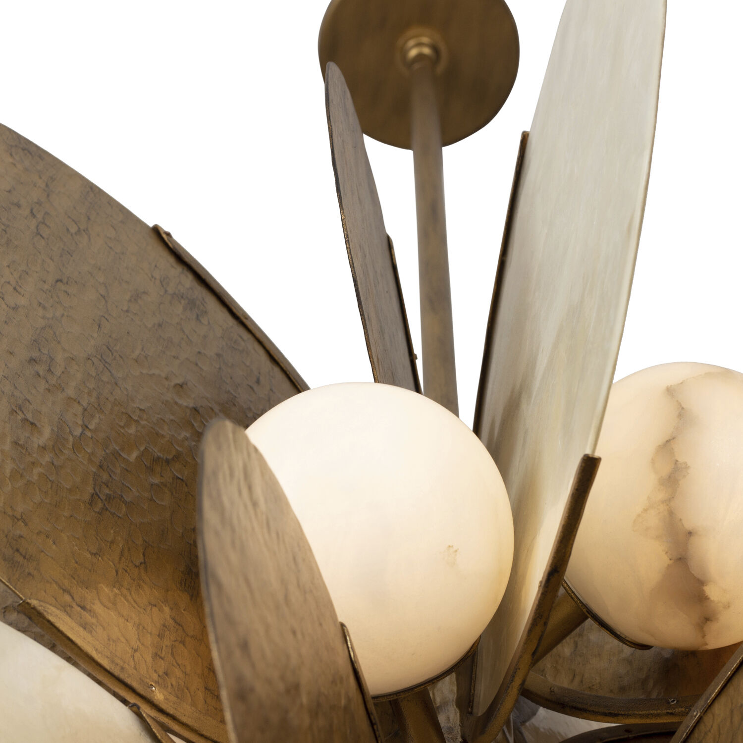 Cirque 27 inch Rustic Gold Pendant Ceiling Light