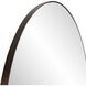 Van Buren 36 X 34 inch Brass Mirror