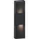 Grate LED 24 inch Black Outdoor Wall Mount