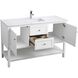 Heath 54 X 21.5 X 35 inch White Vanity Sink Set