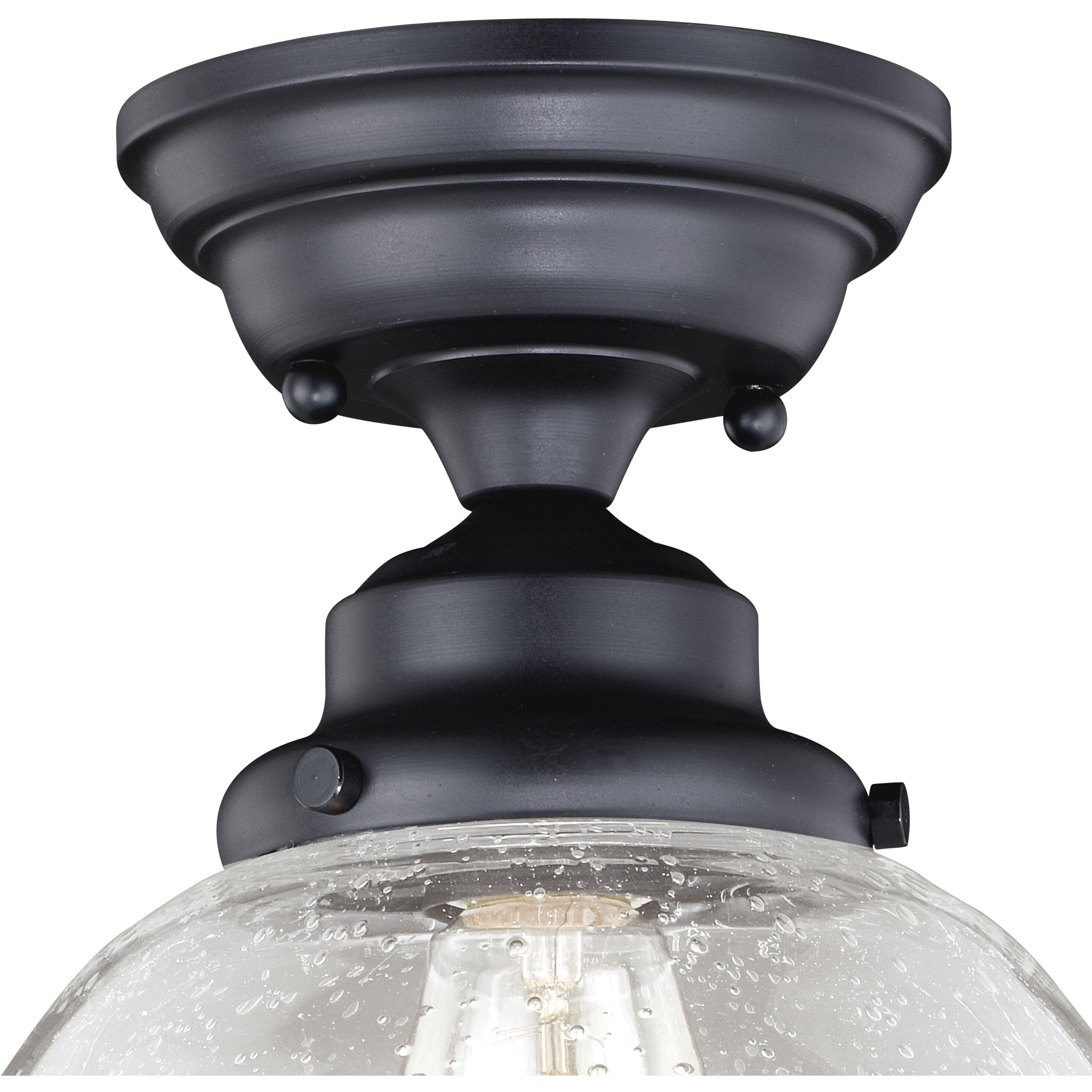 Huntley LED 12 inch Oil Rubbed Bronze Semi-Flush Mount Ceiling Light