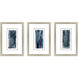 Inner Glimpse Blue and Green and Metallic and Turquoise Framed Art, The Studio