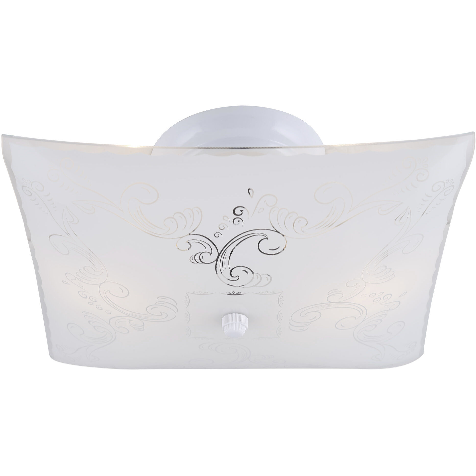 Madison 2 Light 12 inch White Flush Mount Ceiling Light