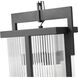 Fortis 3 Light 12.75 inch Sand Black Outdoor Chain Mount Ceiling Fixture