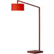 Stretch 17 inch 9 watt Black Arc Floor Lamp Portable Light