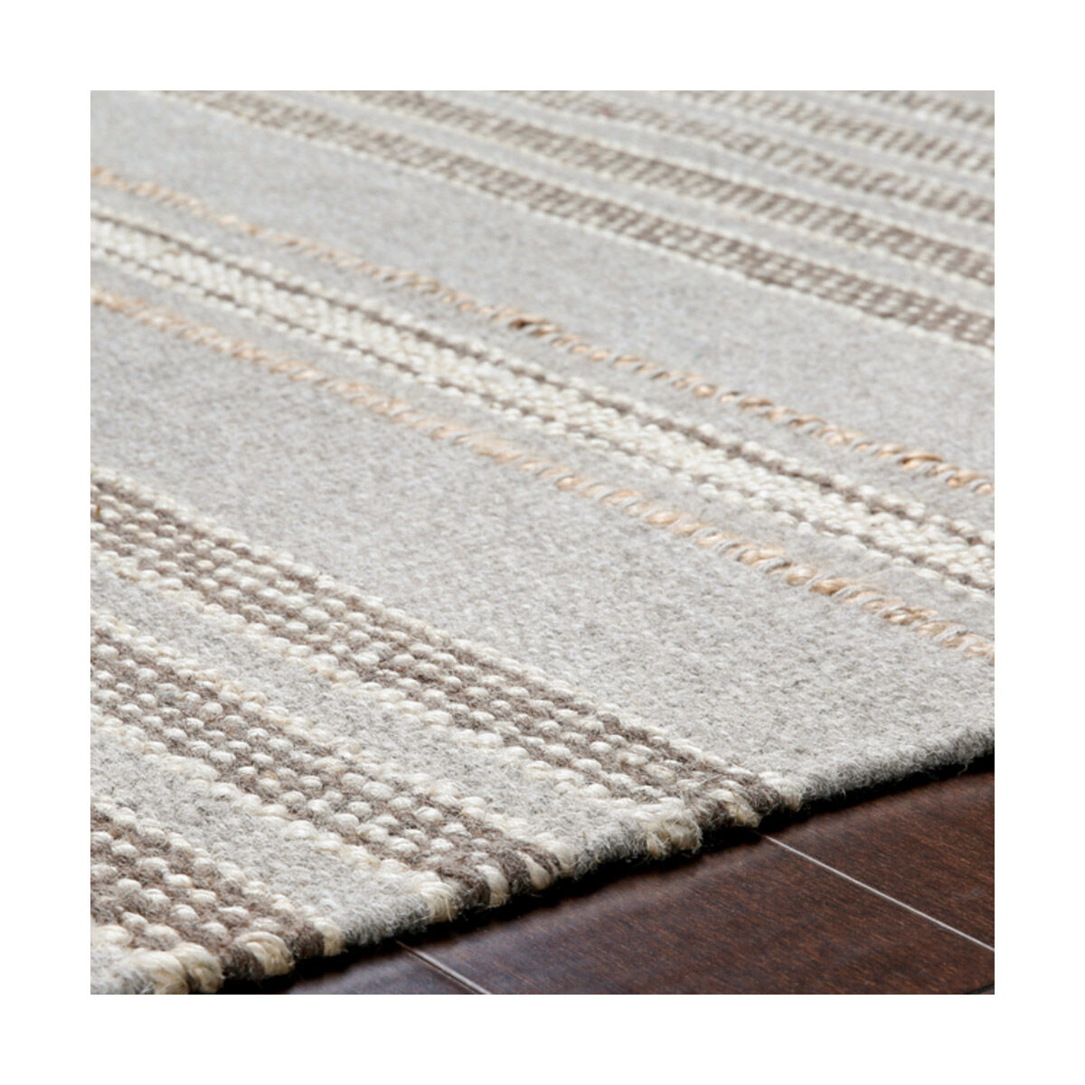 Thebes 90 X 60 inch Medium Gray Rug in 5 x 8, Rectangle