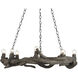 Dunmore 8 Light 37 inch Charbon de Bois Chandelier Ceiling Light