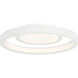 Knock Out LED 14 inch White Flush Mount Ceiling Light
