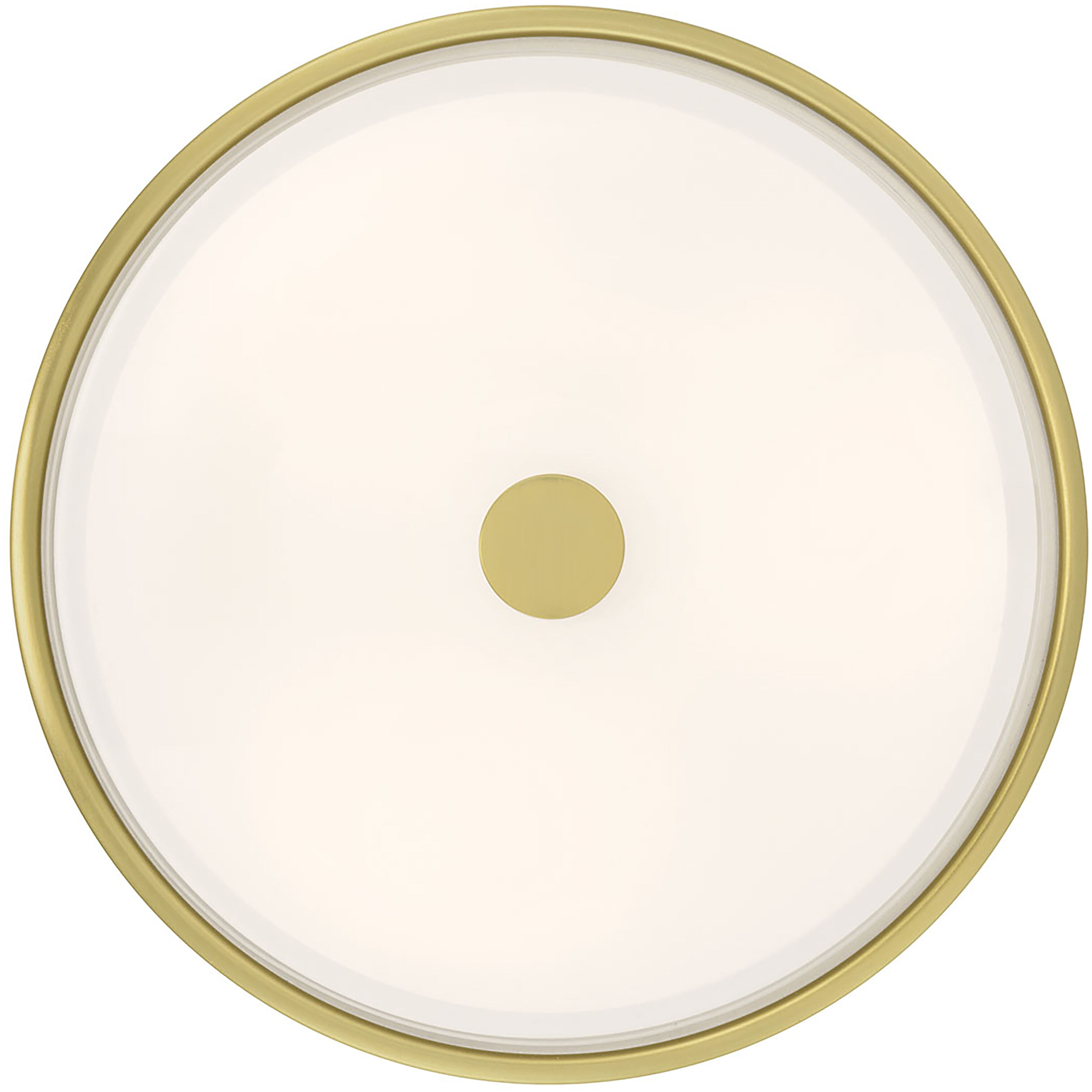 Ardezia 3 Light 11.75 inch Vintage Brass Flush Mount Ceiling Light