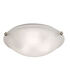 Constellation 3 Light 16 inch Brushed Nickel Flushmount Ceiling Light