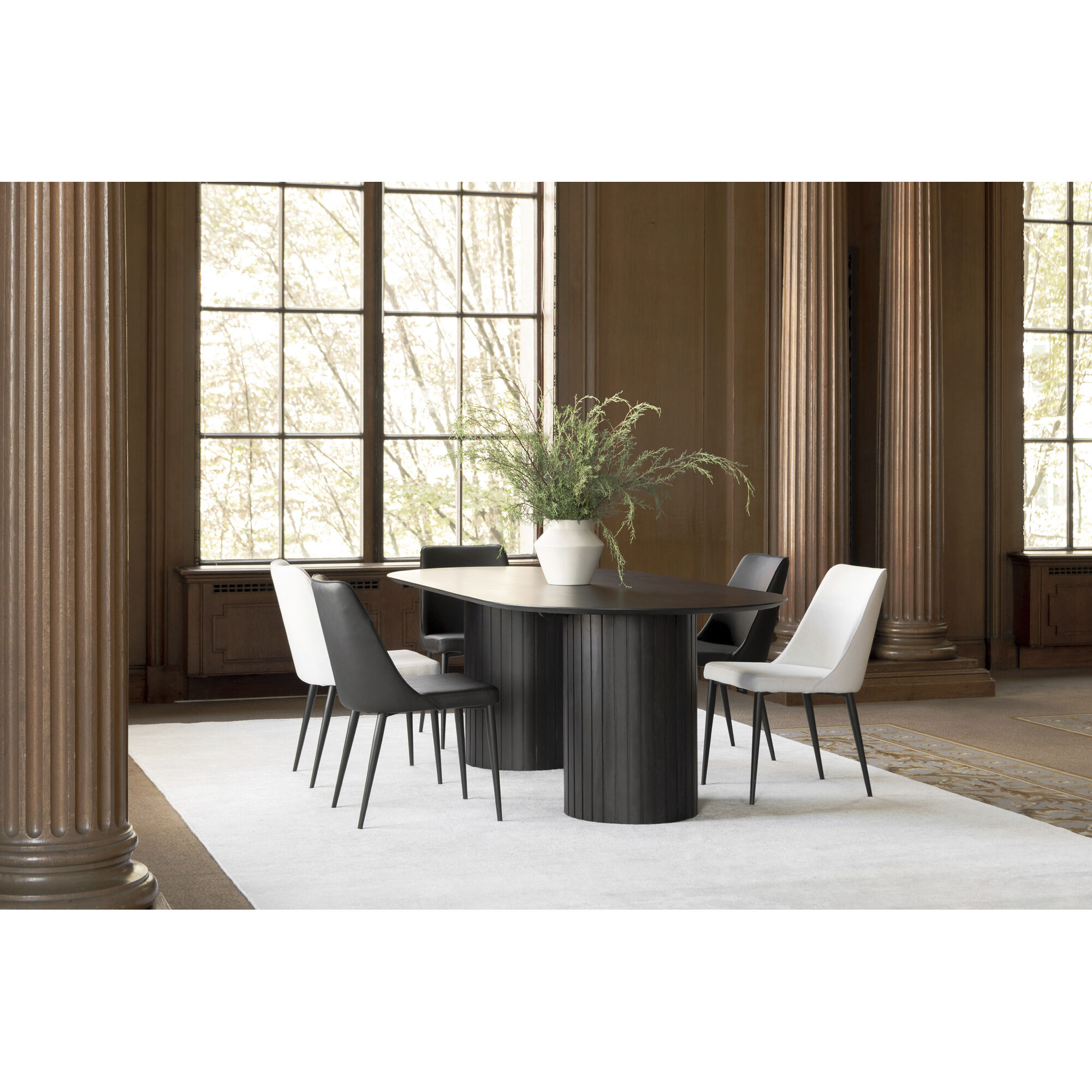 Povera 86 X 42 inch Black Dining Table