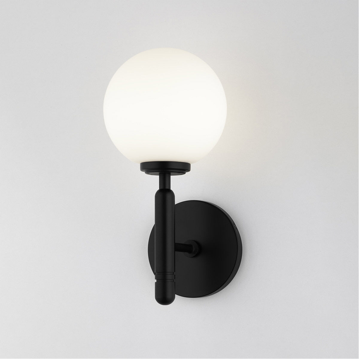Mina LED 5 inch Glossy Black Wall Sconce Wall Light