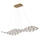 Canada LED 15.7 inch Gold Chandelier Ceiling Light