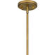 Hanley 4 Light 20 inch Aged Brass Pendant Ceiling Light
