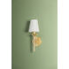 Emily 1 Light 5.5 inch Gold Leaf Wall Sconce Wall Light