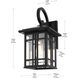 Harley 1 Light 15 inch Black Outdoor Wall Sconce