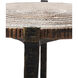 Unity 22 X 16 inch Antique Bronze and Dark Bronze Accent Table
